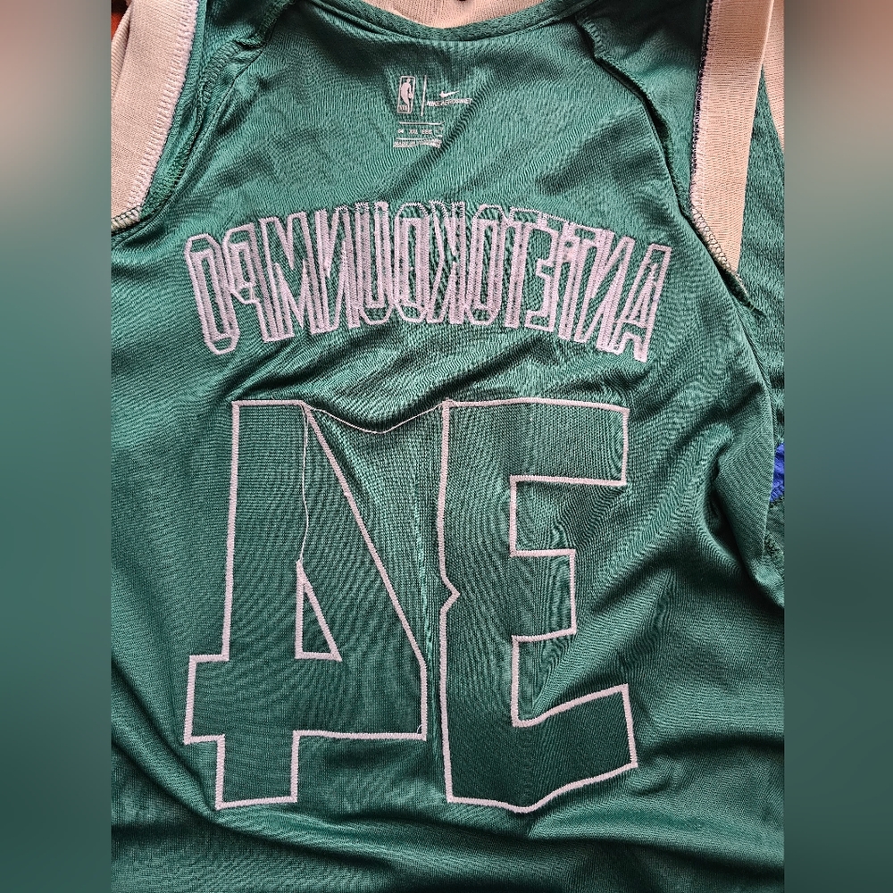 Vintage Throwback Giannis Milwaukee Bucks Jersey Gem